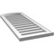 Ekena Millwork Arch Top Surface Mount PVC Gable Vent: Non-Functional, w/2"W x 1-1/2"P Brickmould Frame, 16"W x 36"H GVPAR16X3602SN - alternate 2